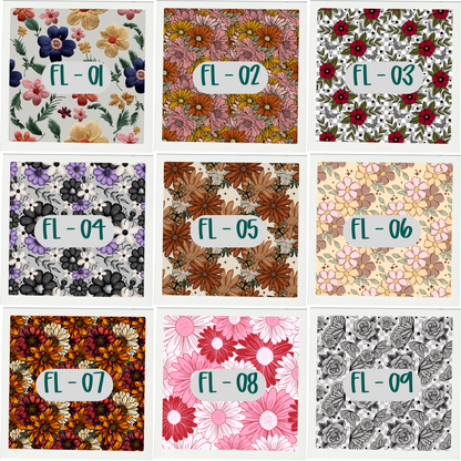 CAR COASTERS : FLORAL