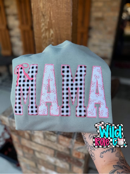 Pink Bow Crewneck