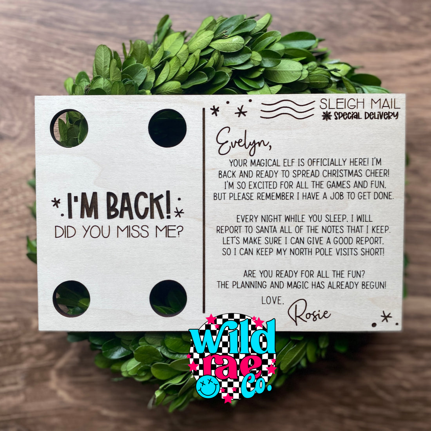 Elfie Postcards | Close Sundays | TAT 20 Business Days