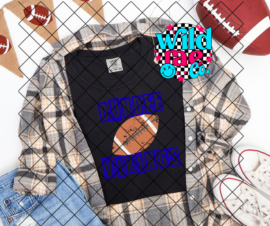 VIKINGS FOOTBALL DISTRESSED