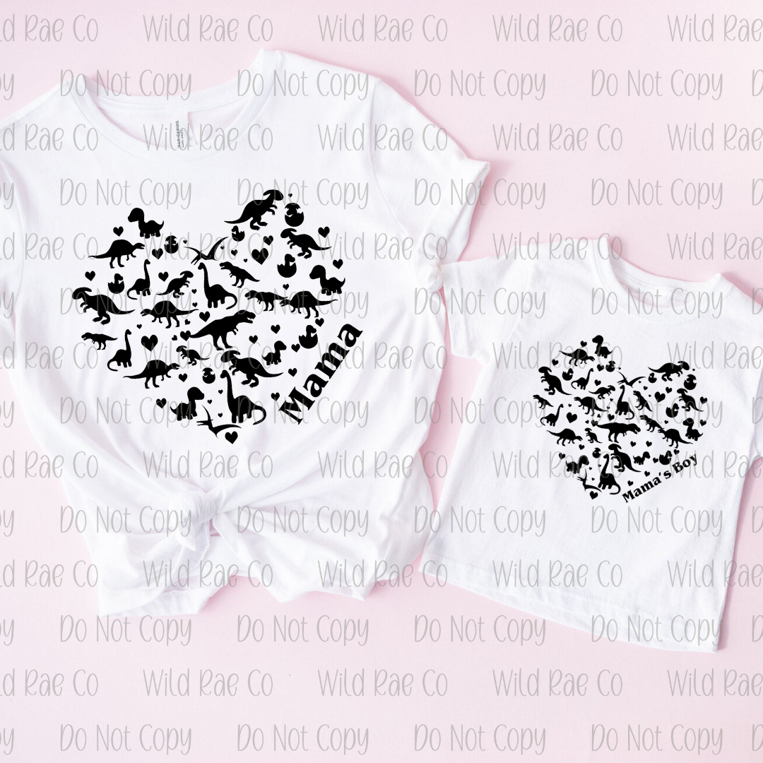 MAMA DINO HEART