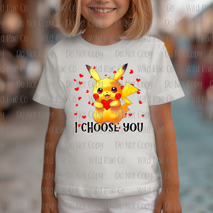 I CHOOSE YOU HEARTS