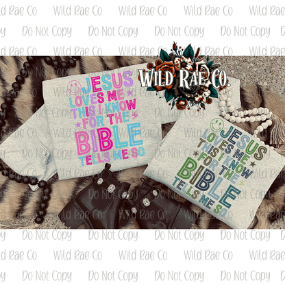 JESUS LOVES ME - GREEN | FAITH COLLECTION