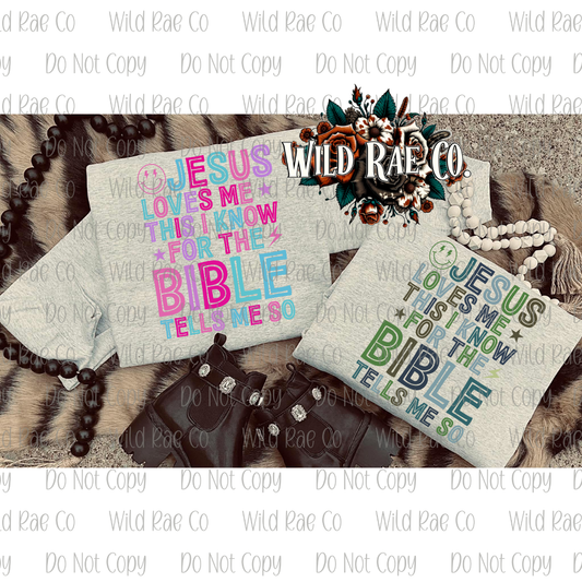 JESUS LOVES ME - GREEN | FAITH COLLECTION