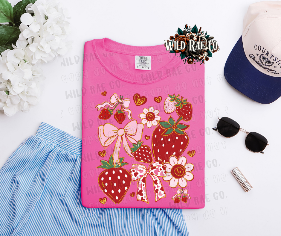 STRAWBERRY BOWS | SUMMER VIBES
