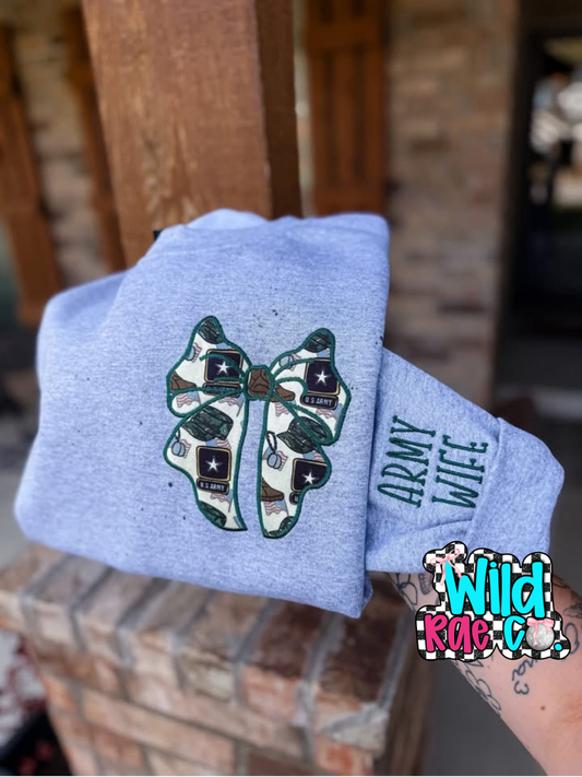 Military Bow Crewneck