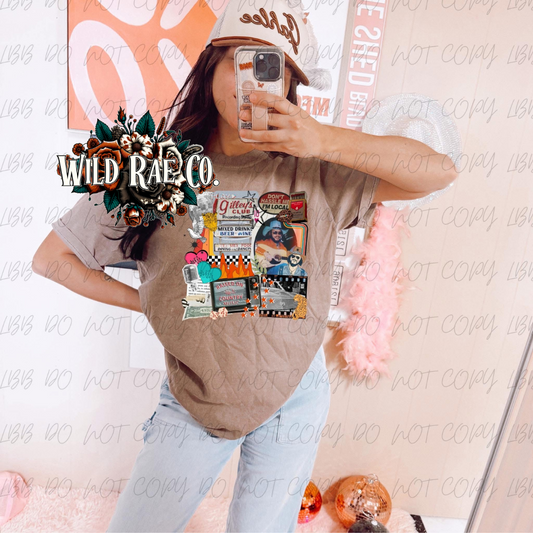 RAISED ON COUNTRY MUSIC COLLAGE