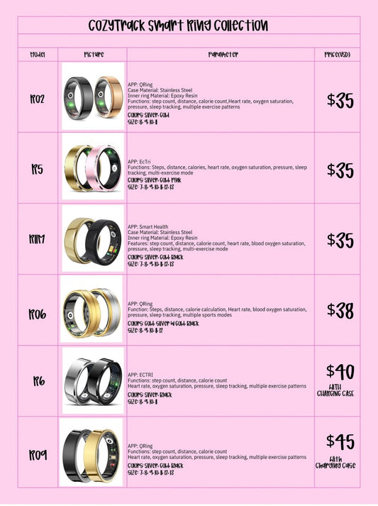 CozyTrack Ring Collection | Closing FEB 25TH