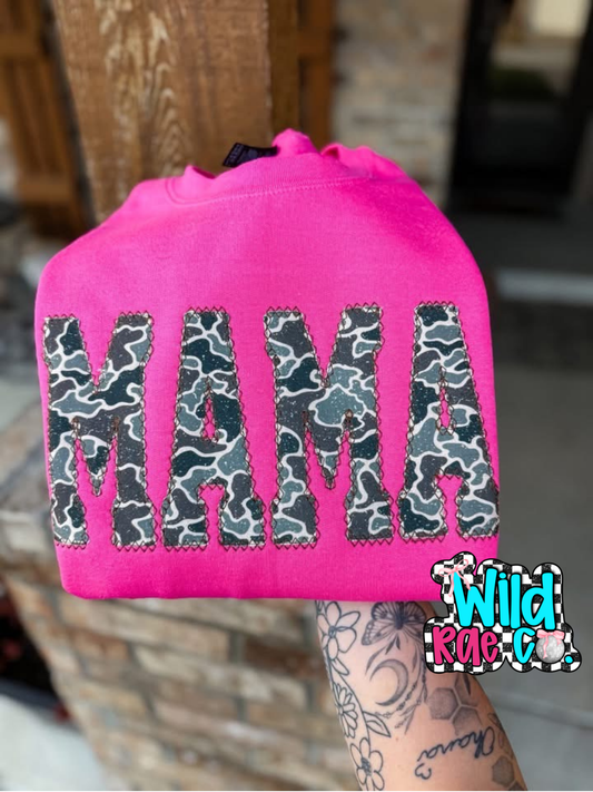 Grunge Camo Crewneck / T-Shirt