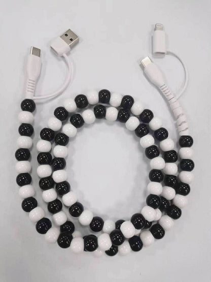 4 IN 1 COLORFUL BEADED FAST CHARGING CABLE | CLOSING SUNDAYS | TAT 35 BUSINESS DAYS
