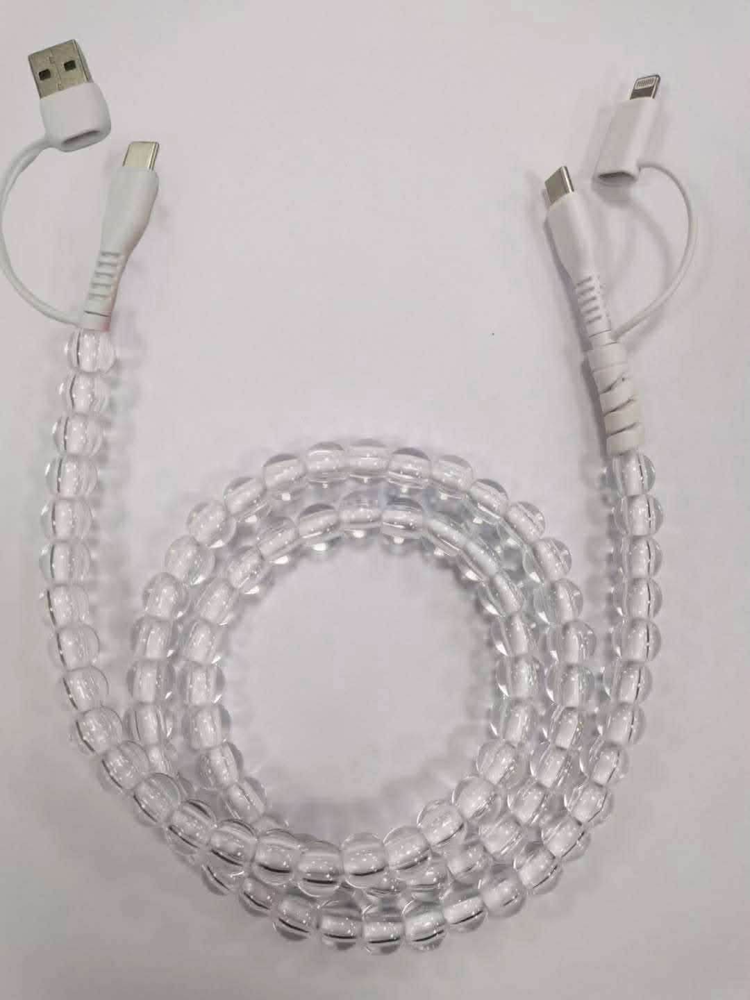 4 IN 1 COLORFUL BEADED FAST CHARGING CABLE | CLOSING SUNDAYS | TAT 35 BUSINESS DAYS