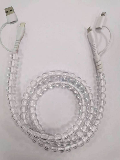 4 IN 1 COLORFUL BEADED FAST CHARGING CABLE | CLOSING SUNDAYS | TAT 35 BUSINESS DAYS