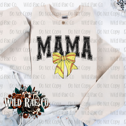 SOFTBALL BOW MAMA