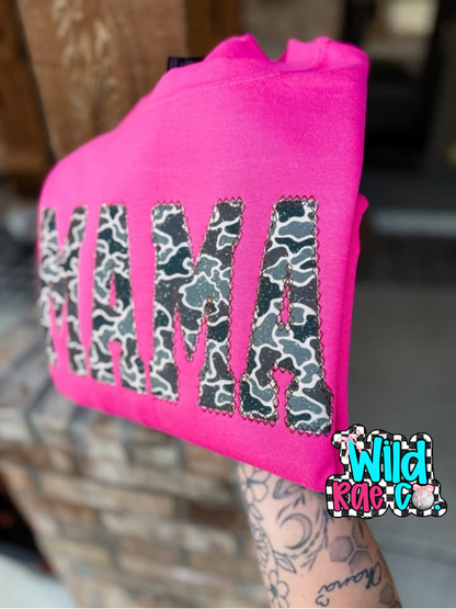 Grunge Camo Crewneck / T-Shirt