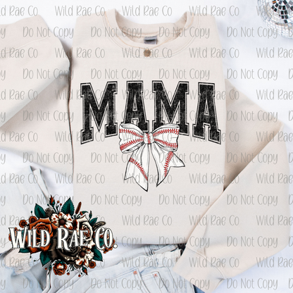 BASEBALL BOW MAMA