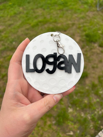 CUSTOM SPORTS BAG TAG
