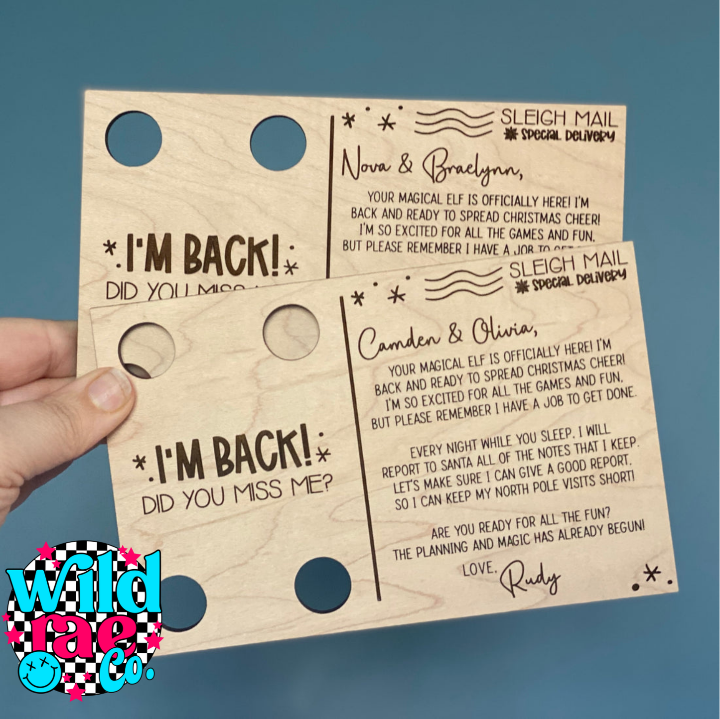 Elfie Postcards | Close Sundays | TAT 20 Business Days