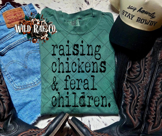 CHICKENS + FERAL CHILDREN