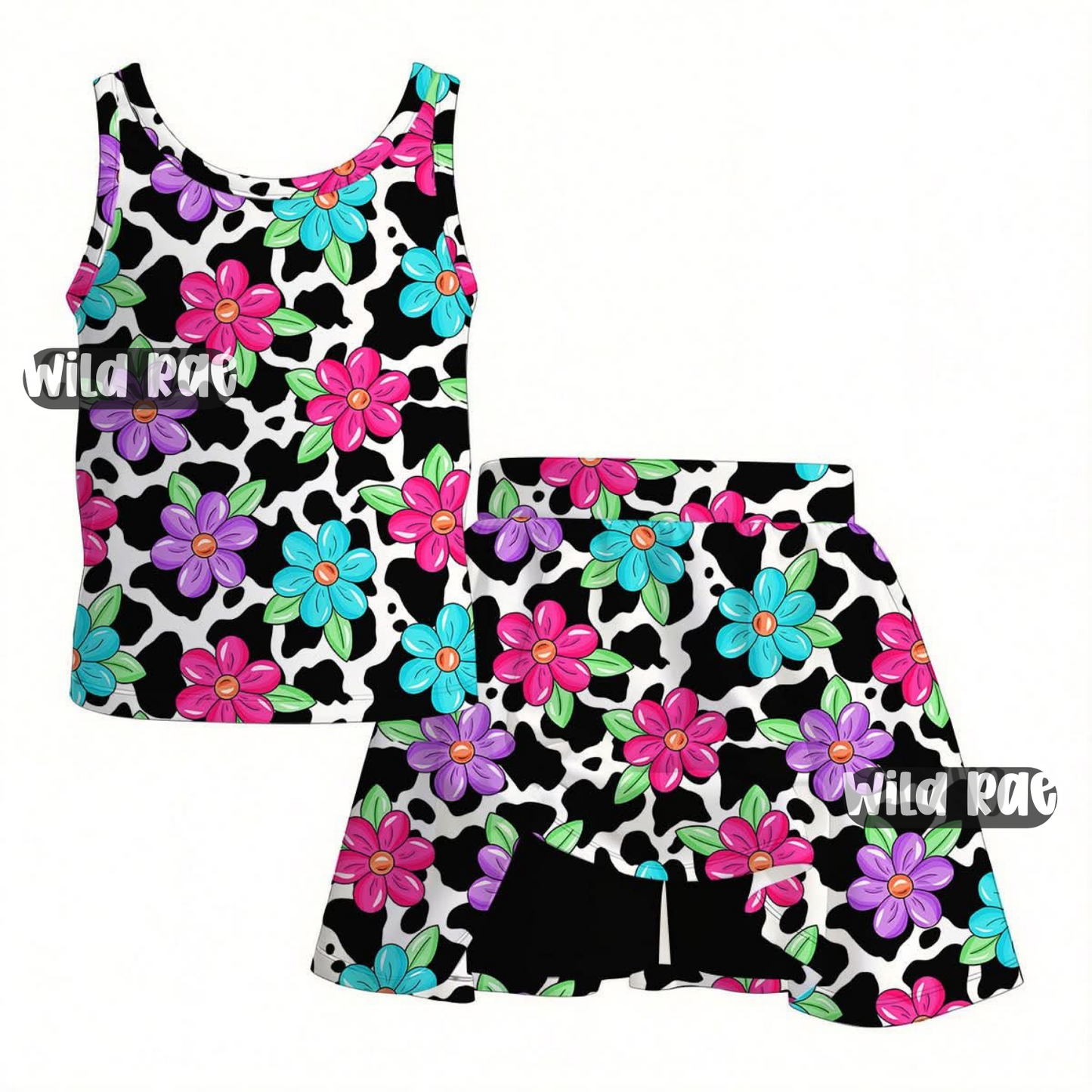 Custom Athletic Tank + Skort Set