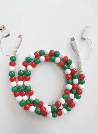 4 IN 1 COLORFUL BEADED FAST CHARGING CABLE | CLOSING SUNDAYS | TAT 35 BUSINESS DAYS