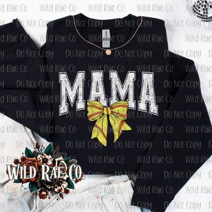 SOFTBALL BOW MAMA
