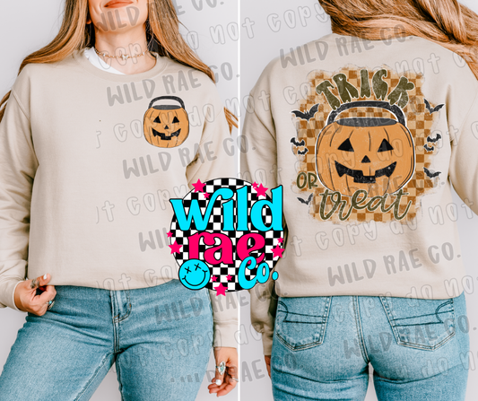 TRICK OR TREAT BUCKET | HALLOWEEN