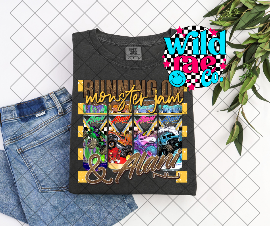 Running on Monster Jam and Al Energy