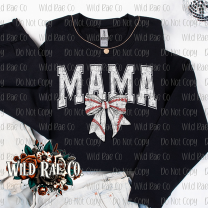 BASEBALL BOW MAMA