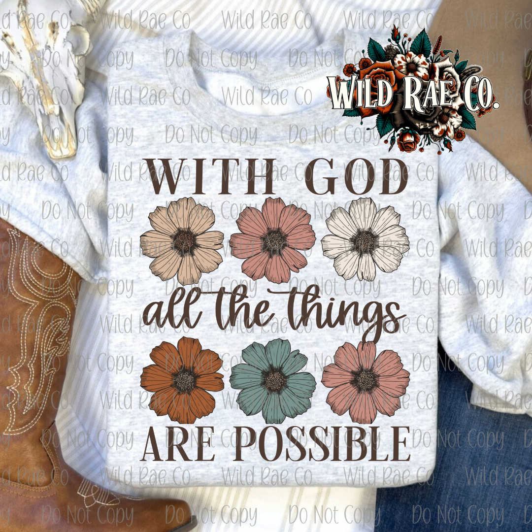 WITH GOD ALL THINGS ARE POSSIBLE | FAITH COLLECTION