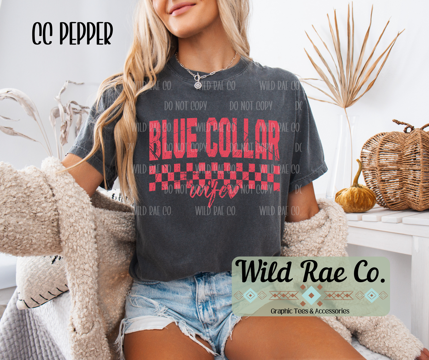 Blue Collar Wife - Pink