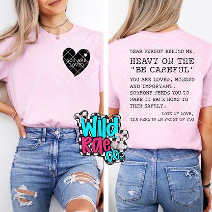 Heavy on the Be Careful