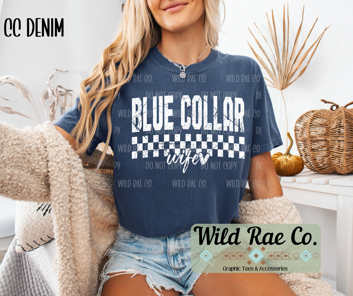 Blue Collar Wife - White