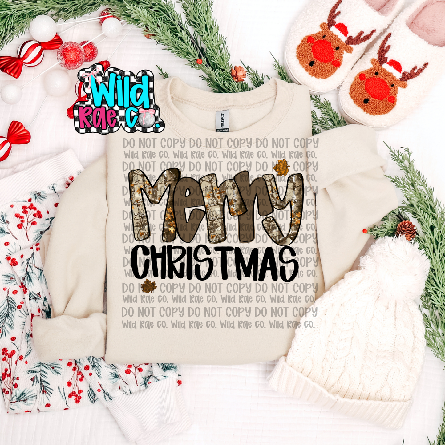 MERRY CHRISTMAS CAMO