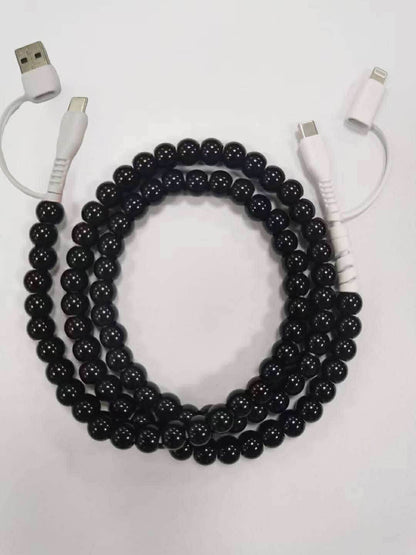 4 IN 1 COLORFUL BEADED FAST CHARGING CABLE | CLOSING SUNDAYS | TAT 35 BUSINESS DAYS