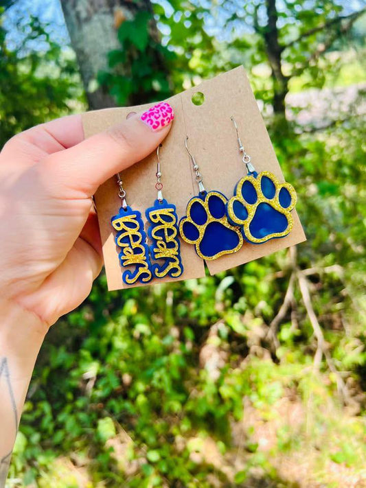 Custom Mascot Earrings | Close Sundays