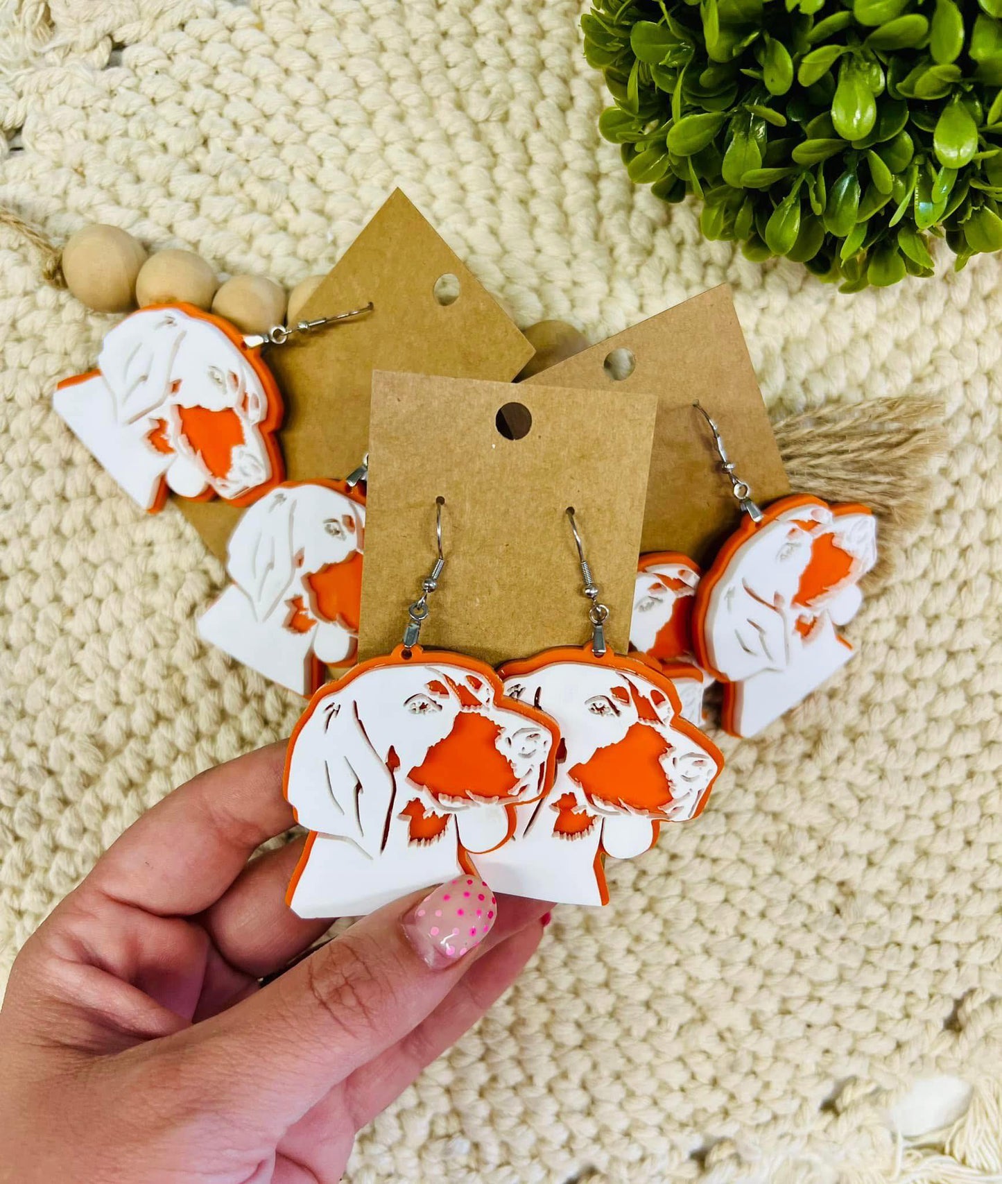 Custom Mascot Earrings | Close Sundays
