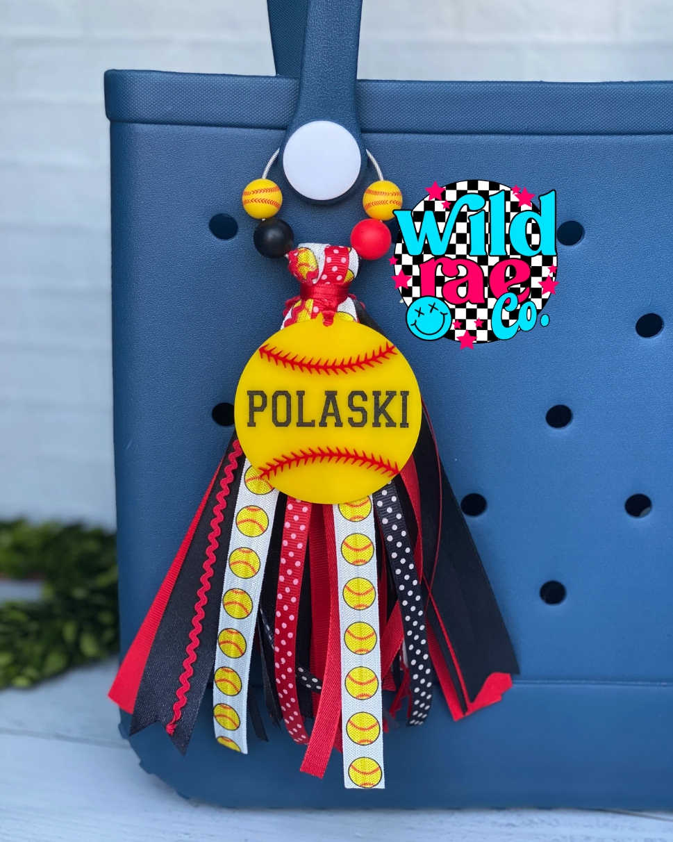 Personalized Tote Bag Charms | Close Sunday | TAT 20 Business Days