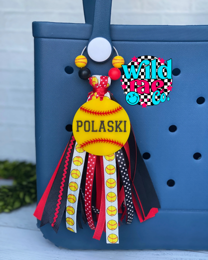 Personalized Tote Bag Charms | Close Sunday | TAT 20 Business Days