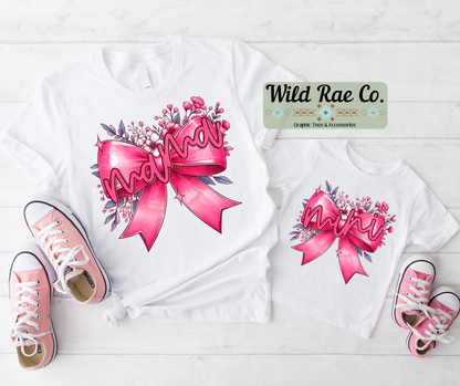 Mini Pink Bow