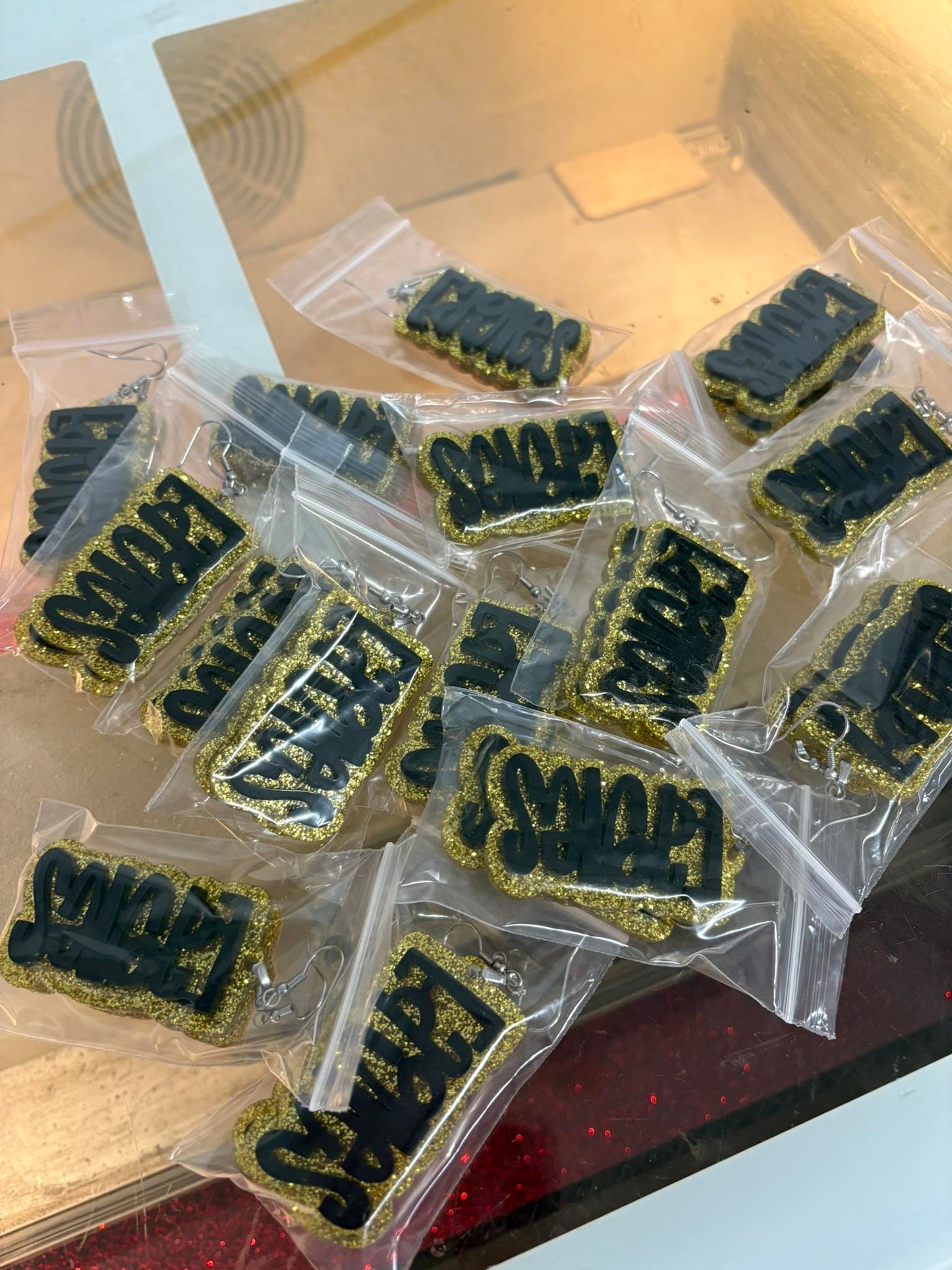 Custom Mascot Earrings | Close Sundays
