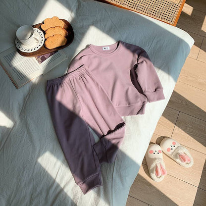 Kids Solid Soft Pullovers + Jogger Sets | Closes Sundays