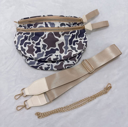 Camo Oversize Bum Bag