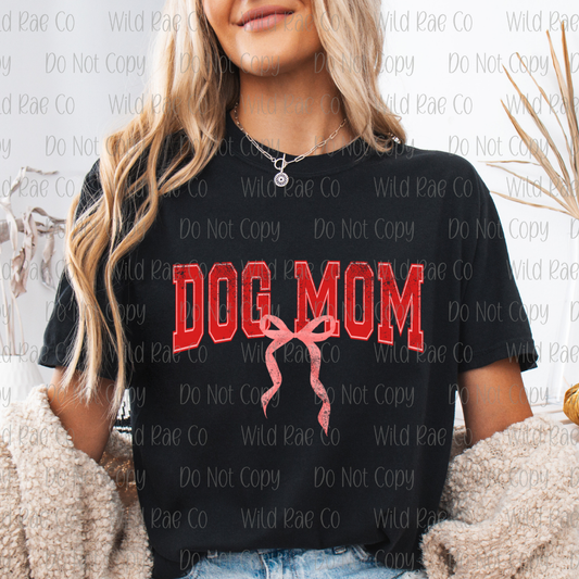 DOG MOM BOW