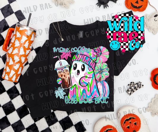 MORE COFFEE LESS BOO SH*T | HALLOWEEN