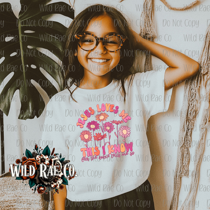 JESUS LOVES ME THIS I KNOW FLORAL | FAITH COLLECTION