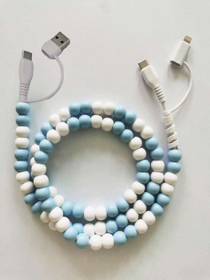 4 IN 1 COLORFUL BEADED FAST CHARGING CABLE | CLOSING SUNDAYS | TAT 35 BUSINESS DAYS