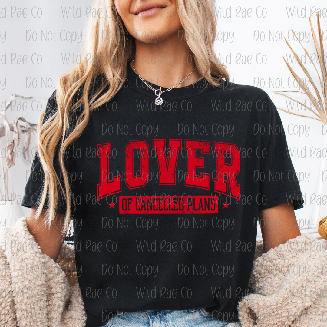 LOVER OF CANCELED PLANS [RED]