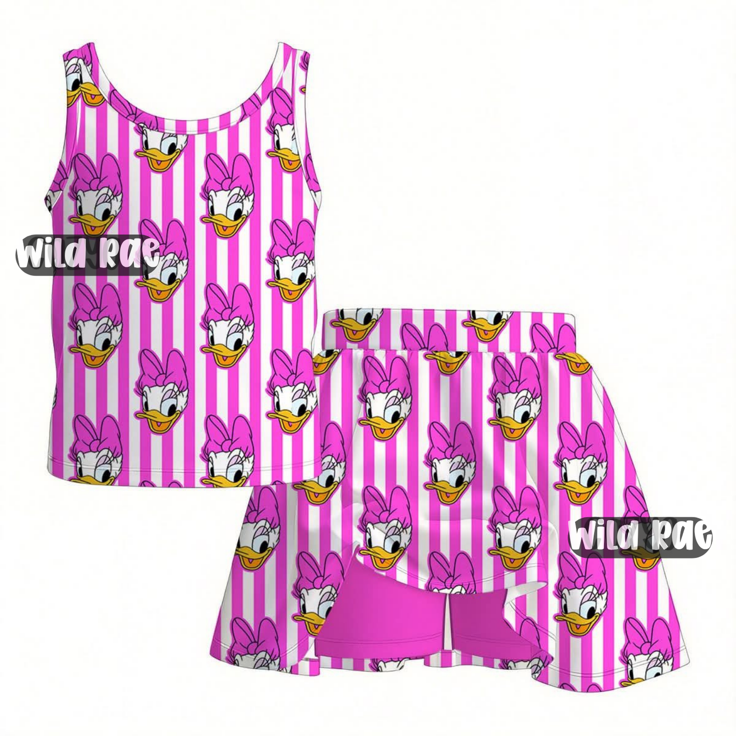 Custom Athletic Tank + Skort Set
