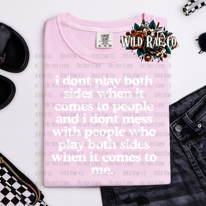 I DONT PLAY | FERAL WORDS
