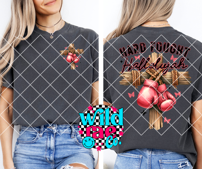 HARD FOUGHT HALLELUJAH PINK BOXER